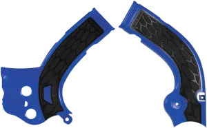 ACERBIS X-Grip Frame Guards - Blue/Black 2374261034