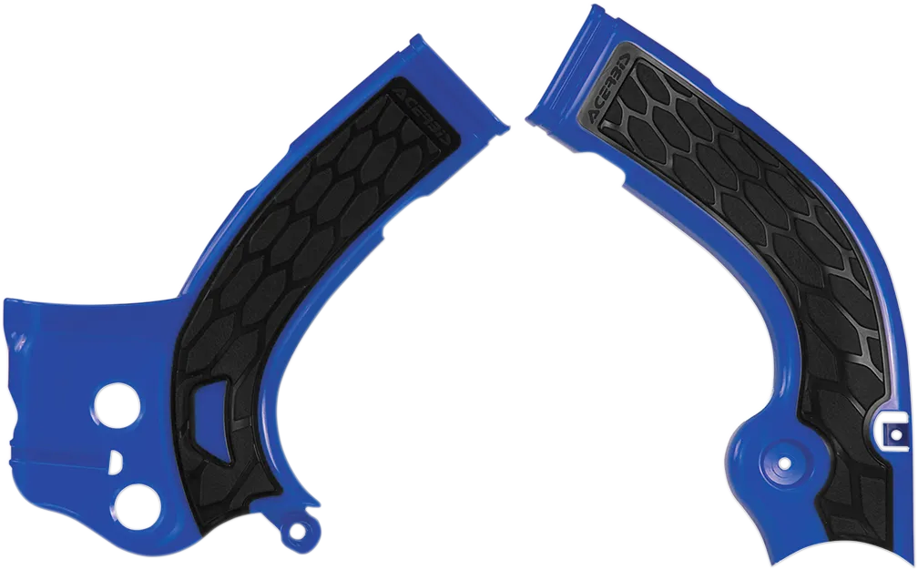 ACERBIS X-Grip Frame Guards - Blue/Black 2374261034
