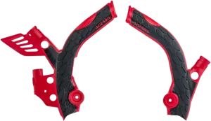ACERBIS X-Grip Frame Guards - Red/Black 2686561018