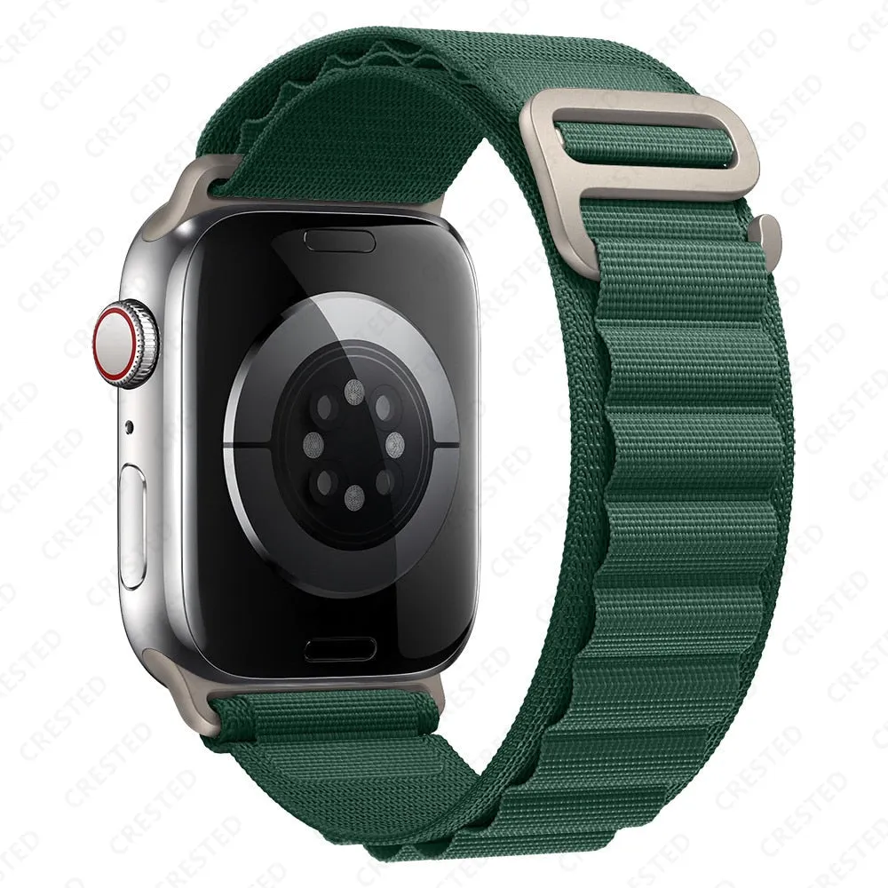 Alpine loop band for Apple watch strap 49mm 44mm 40mm 45mm 41mm 42mm 38mm 40 44 45 mm bracelet iWatch Ultra series 7 6 5 3 se 8