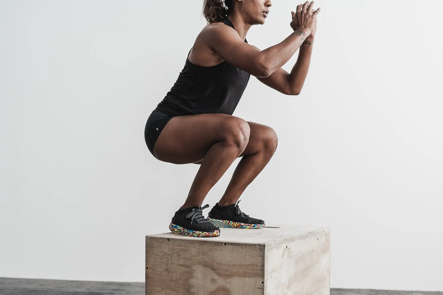 BLACK WILD KNIT RUNNER (WOMEN'S)