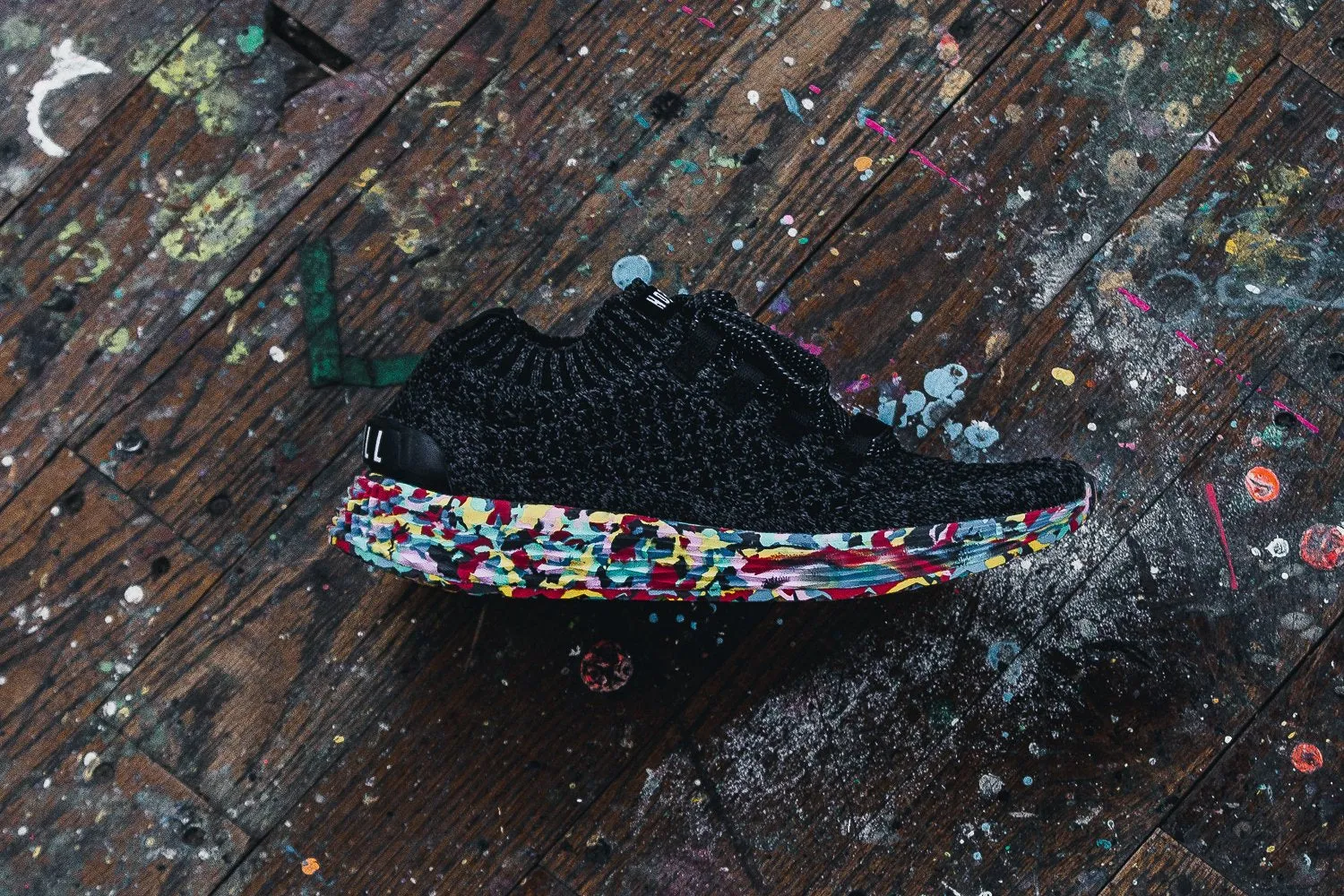BLACK WILD KNIT RUNNER (WOMEN'S)