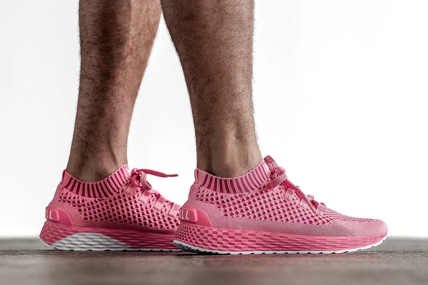 BRIGHT PINK KNIT RUNNER (MEN'S)