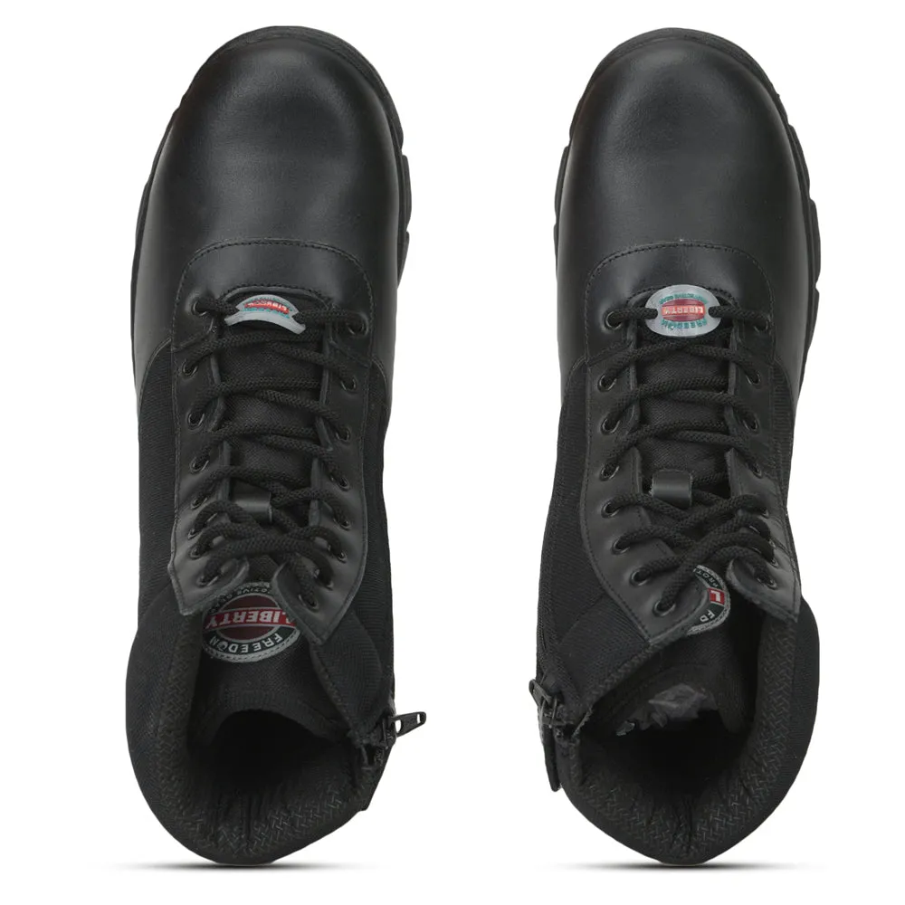 Freedom Casual (Black) Defence DMS Boot with ZIP PARACOM-2 By Liberty