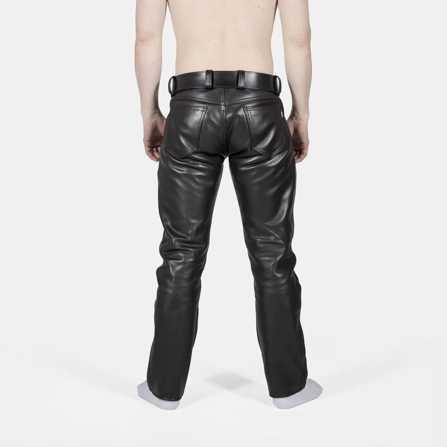 Holstein Regular Fit Leather Jeans // Made to Order