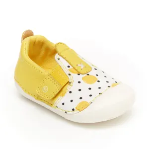 Infant Girl Stride Rite Soft Motion Atlas Slip On Sneaker Lemon Yellow
