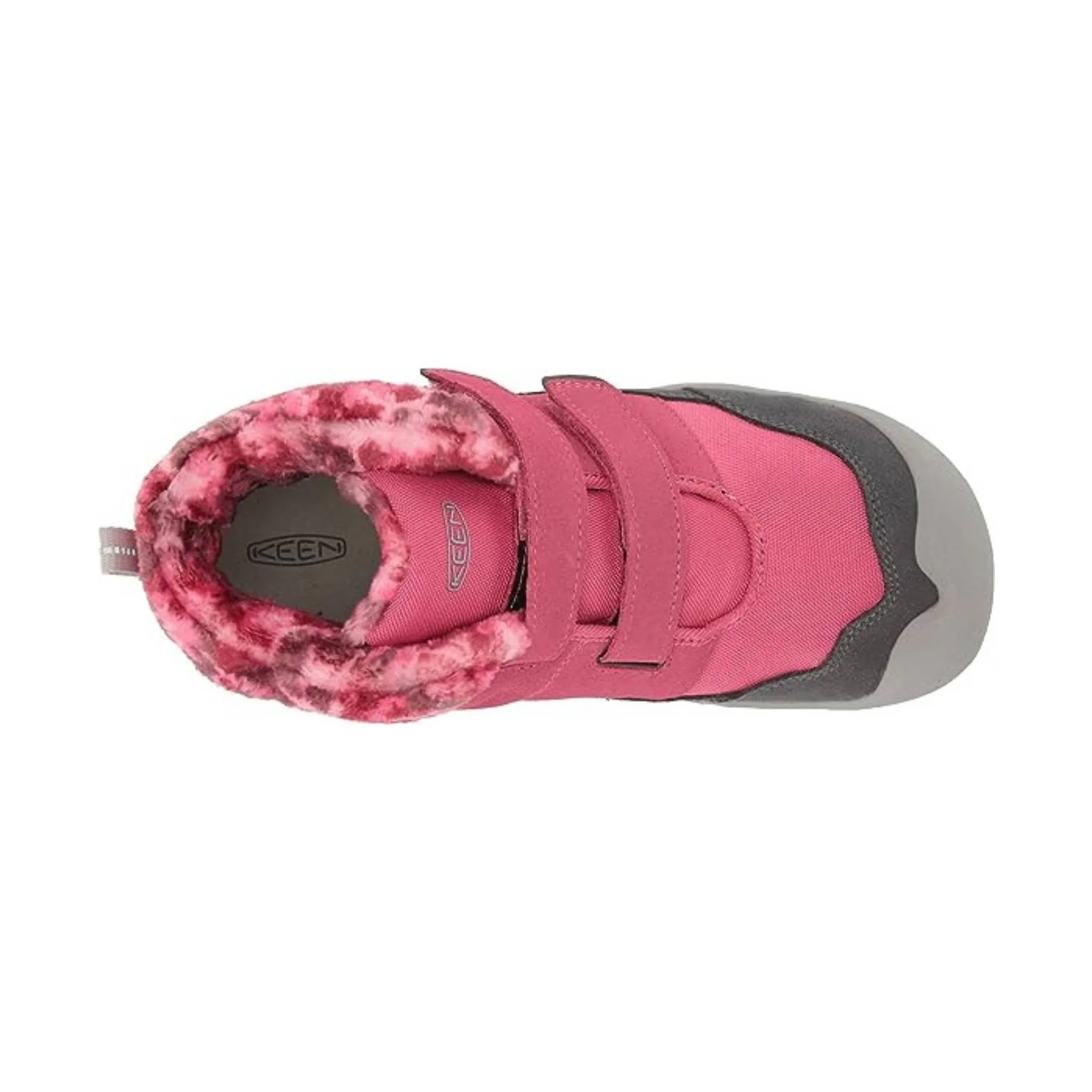 KEEN Little Kids' Knotch Double Strap Chukka Boots - Fruit Dove/Grey FINAL SALE