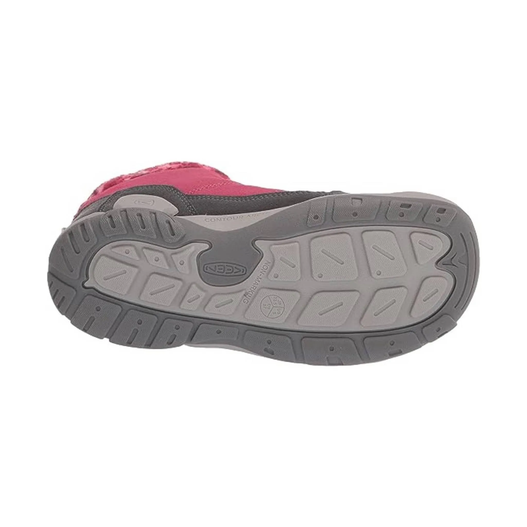 KEEN Little Kids' Knotch Double Strap Chukka Boots - Fruit Dove/Grey FINAL SALE