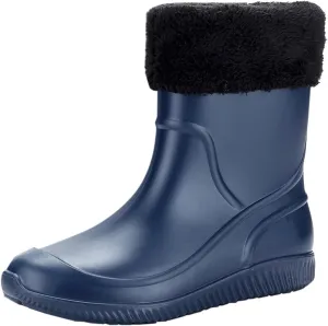 Men's Rain Boots Waterproof Non-Slip Outdoor Work Rubber Boots Fishing Boots For Men Waterproof Ankle Rain Boots