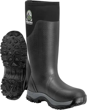 Men's Waterproof Insulated Rubber Hunting Boots  6mm Neoprene Rain Boots for Outdoor Work, Fishing, Farming & Gardening