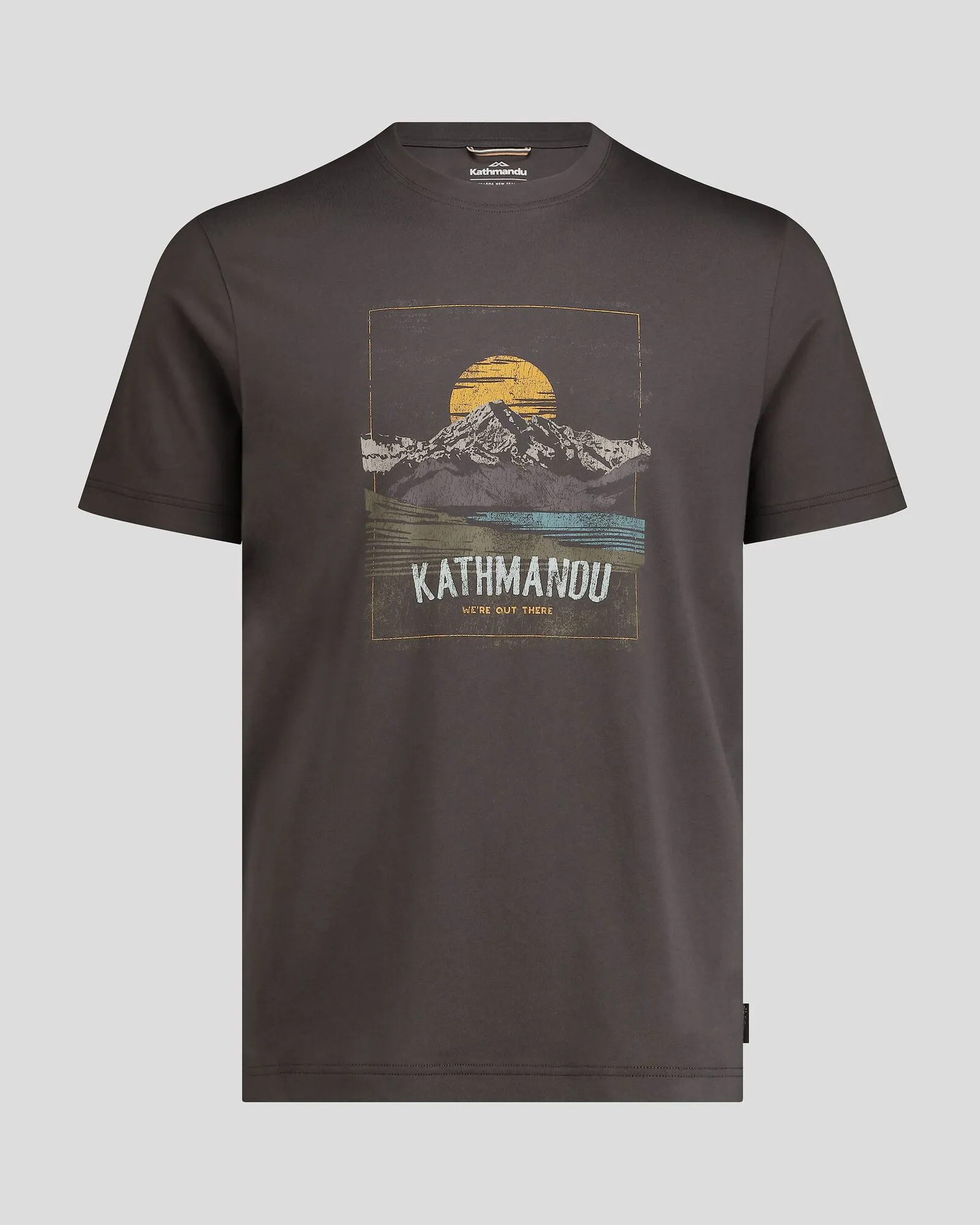 Mt Cook Mns Organic Cotton S/S Tee - Shale
