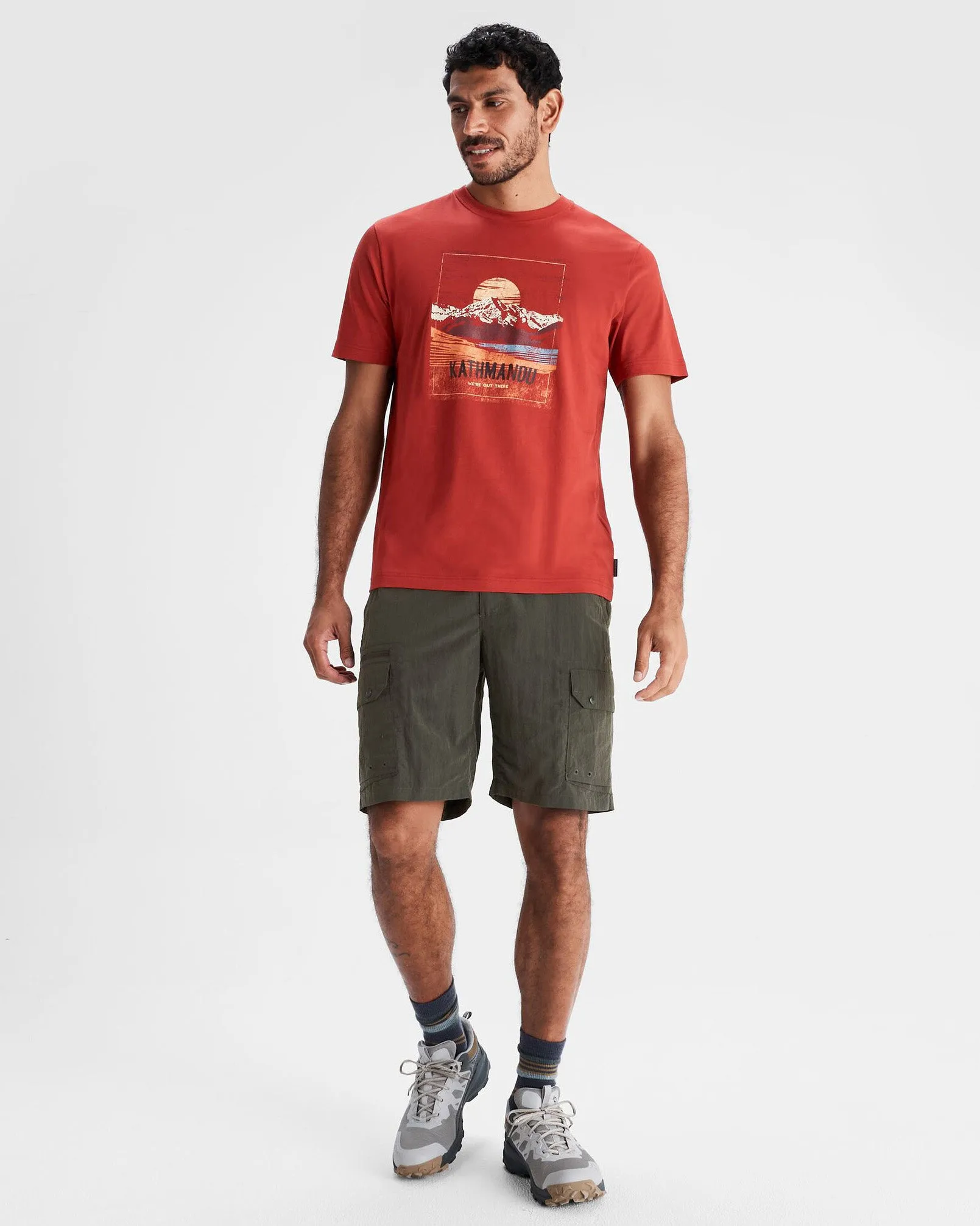 Mt Cook Mns Organic Cotton S/S Tee - Spicy Chilli Pepper