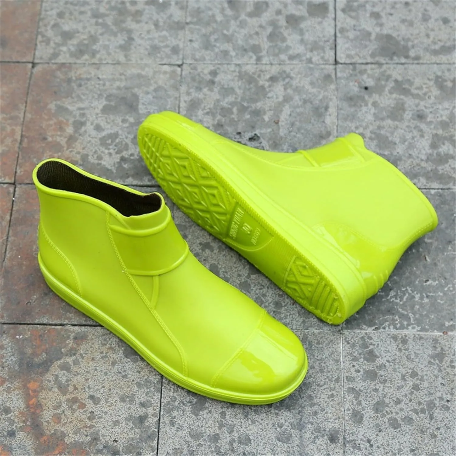 Rain Boots for Women Ankle Mid Calf Rain Boots For Women Waterproof Garden Shoes Anti-Slipping Rainboots for Ladies