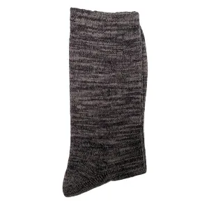 Random Knit High Ankle Socks (Black)