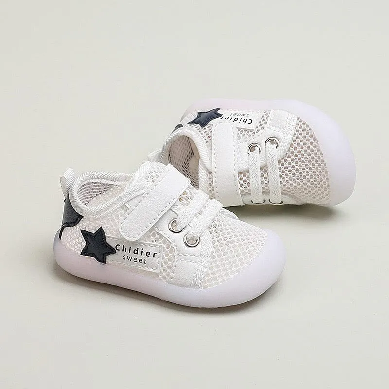 Stars Summer Mesh First Walker Shoes