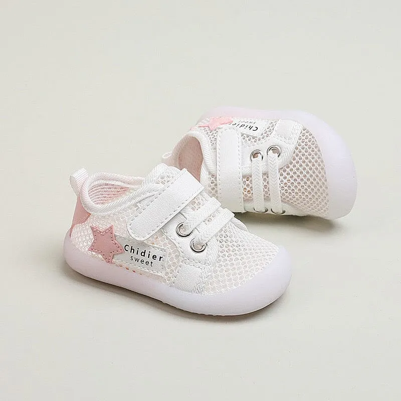 Stars Summer Mesh First Walker Shoes