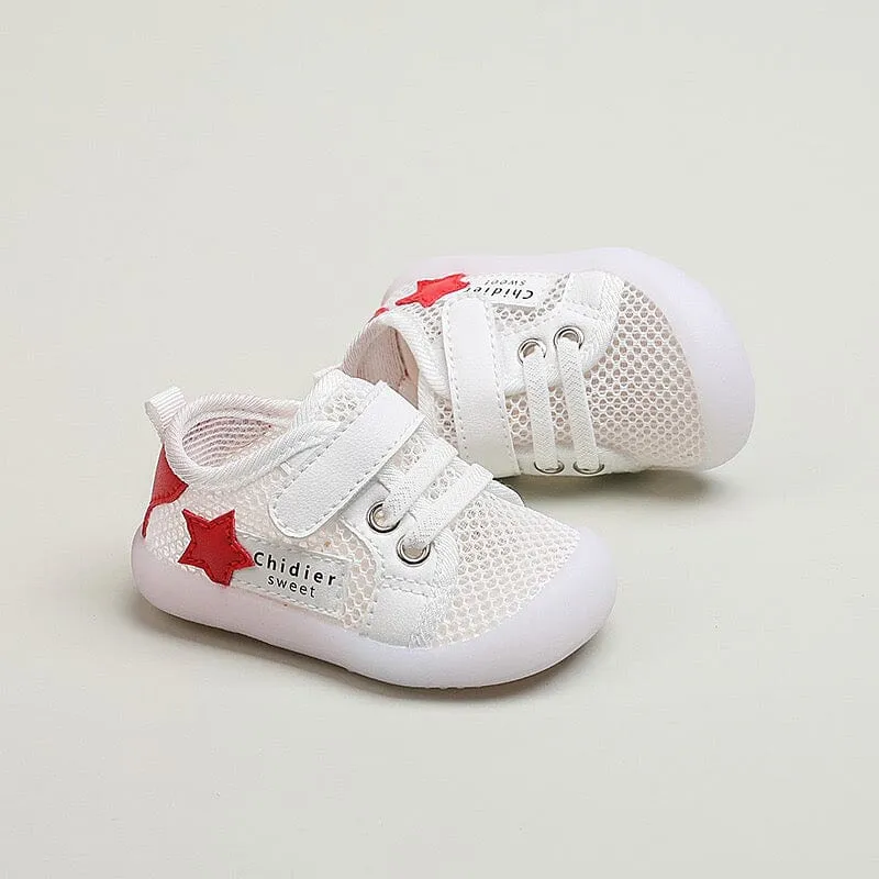 Stars Summer Mesh First Walker Shoes