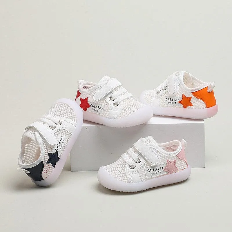 Stars Summer Mesh First Walker Shoes