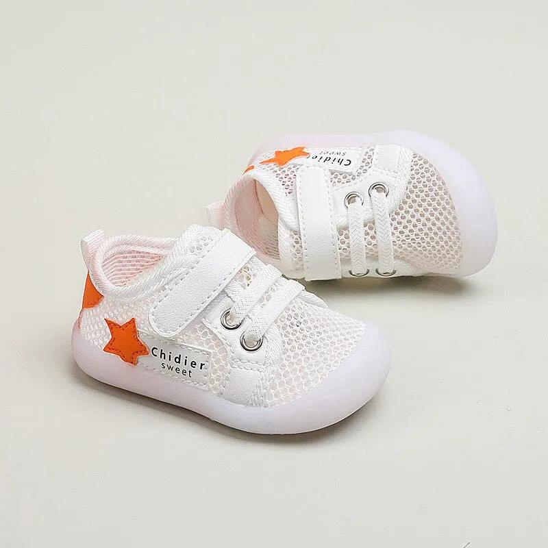 Stars Summer Mesh First Walker Shoes